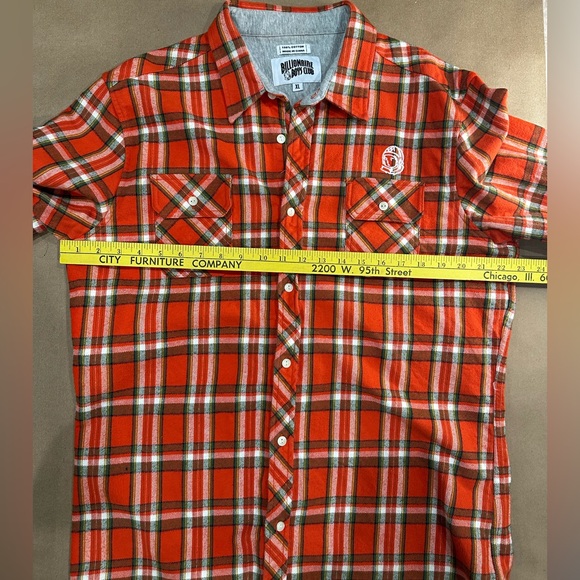 🧥 Billionaire Boys Club Plaid Flannel Shirt – XL - Picture 6 of 9